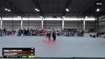 165 lbs Round 1 (4 Team) - Myles Alcoser, Team Renegade vs Burke Camberlango, Suples