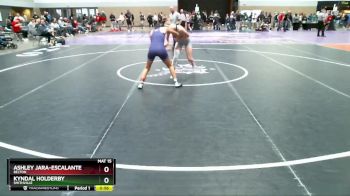 100 lbs Cons. Round 3 - Ashley Jara-escalante, Belton vs Kyndal Holderby, Smithville