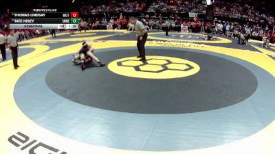 D2-132 lbs Semifinal - Tate Hisey, St. Marys Memorial vs Thomas Lindsay, Watterson