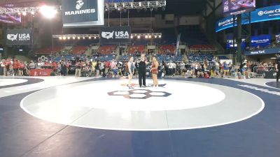155 lbs Cons. Sub-quarters - Aaliyah Trevino, Kansas vs Eleanor Robertson, Indiana