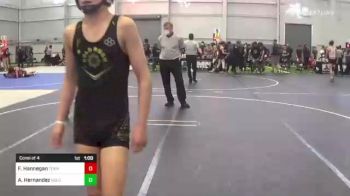 88 lbs Consi Of 4 - Finnian Hannegan, Team Reign vs Aidan Hernandez, Gold Rush