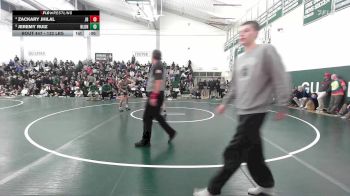 132 lbs 5th Place - Zackary Jhilal, Joel Barlow vs Jeremy Ruiz, New London