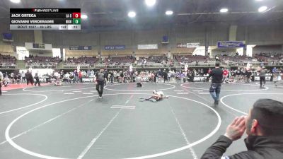46 lbs Consolation - Jack Ortega, La Gente WC vs Giovanni Verderaime, High Elevation