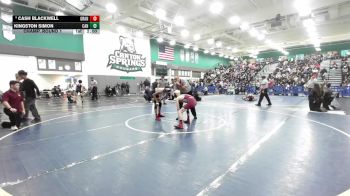 113 lbs Champ. Round 1 - Kingston Simon, La Canada vs Cash Blackwell, Granite Hills