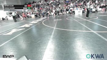 120 lbs Rr Rnd 2 - Bryer Allen, Barnsdall Youth Wrestling vs Roman Baker, Skiatook Youth Wrestling