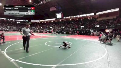 40 lbs Champ. Round 2 - William Grimm, WSW1 vs Elijah Clymer, BKW1