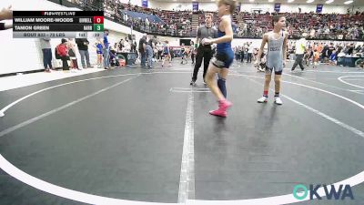 70 lbs Consi Of 4 - William Moore-Woods, Division Bell Wrestling vs Tanion Green, Harrah