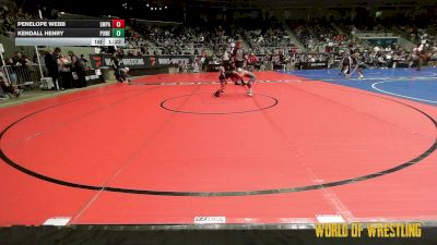 54 lbs Round Of 16 - PENELOPE WEBB, Empyre Wrestling Club vs Kendall Henry, Powerhouse Wrestling