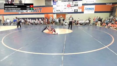 90 lbs Semis (4 Team) - Ava Westenbarger, Blackman Middle School vs Easton Mellon, Page Middle School