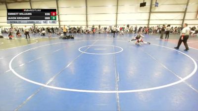110 lbs Round 3 (12pm Friday) - Jaxon Kreamer, Untouchables, MN vs Emmett Williams, NCWAY National Team