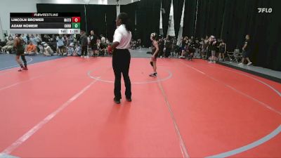 72 lbs Round 1 - Lincoln Brower, Mat Assassins Black vs Adam Nomeir, Cordoba Trained