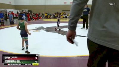 50 lbs Semis (4 Team) - Krew Thelen, Big Lake vs Easton Franco, Dassel-Cokato-Litchfield