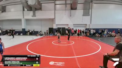 52 lbs 3rd Place Match - Leonardo Arredondo, El Paso Wildcats Wrestling Club vs Kacen Hinojos, Texas Elite Wrestling Club