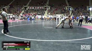 285 lbs Quarterfinal - Aidan Cockrell, Prattville Christian Academy vs Brodie Brown, W. S. Neal