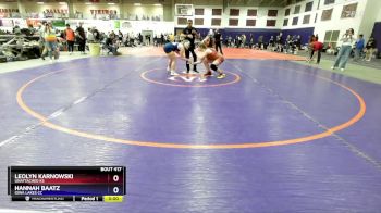160 lbs Cons. Round 2 - Hannah Baatz, Iowa Lakes CC vs Leolyn Karnowski, Unattached KS