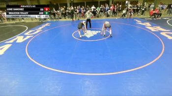 138 lbs Champ. Round 2 - Braxton Tolley, Unattached vs Luke Sanchez, Unattached