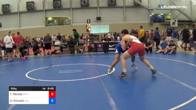 86 kg Round Of 32 - Thomas Penola, Boilermaker RTC vs Dominic Kincaid, Valley RTC