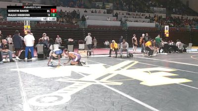126 lbs Round Of 16 - Quentin Baker, Wilson vs Isaiah Simmons, Travelers Rest