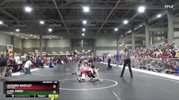 90 lbs Champ. Round 1 - Luke Owen, Circle vs Jacksen Whitley, Con-Kids