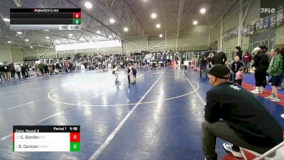 59 lbs Cons. Round 3 - Carson Gordon, Preston Warriors vs Beckham Duncan, Thunder Ridge Outlaws/ East Id