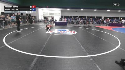 118 lbs Consi Of 4 - Presley Beard, KS vs Madelyn Little, VA
