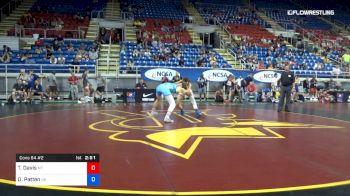 145 lbs Cons 64 #2 - Triston Davis, Montana vs Daniel Patten, Ohio