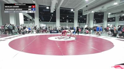 U20 Freestyle FS - 74 lbs Champ. Round 1 - Nicolas Lozano, Arkansas RTC vs Alexander Uryniak, DMV RTC