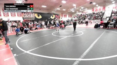 110 lbs 5th Place Match - Aya Yoshitake, San Marino vs Eva Jimenez, Lawndale