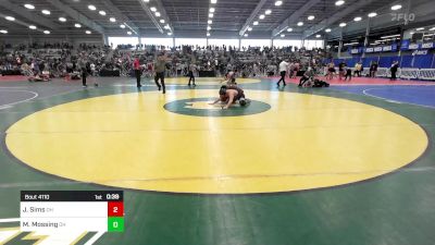 170 lbs Consi Of 64 #2 - Jonathan Sims, OH vs Maximus Mossing, OH