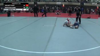 75 lbs Cons. Round 4 - Boyd Gilliland, LAW vs Beckett Rust, Heartland Wrestling Academy