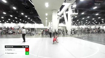 57 lbs Round Of 32 - Ashe Padilla, Juggernaut WC vs Philip Espinosa, Rough House