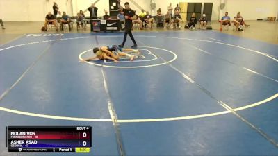 71 lbs Round 1 (8 Team) - Nolan Vos, Minnesota Red vs Asher Asad, Georgia