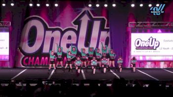 Evolution Cheer - Teal Burst [2023 L2 Youth - D2 - Small - B Day 2] 2023 One Up Grand Nationals