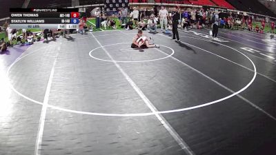 92 lbs Owen Thomas, Alaska 1 14U Boys vs Statlyn Williams, Idaho 14U Boys