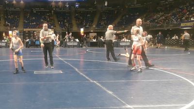 65 lbs Round Of 32 - Jackson Rappo, Central Bucks vs Cam Meister, Bradford