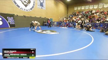 120 lbs Cons. Round 1 - Kevin Franco, Matilda Torres vs Angel Breneman- Hernandez, Tehachapi