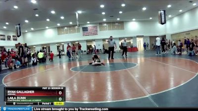 85 lbs 5th Place Match - Ryan Gallagher, Indiana vs Laila Dunn, Contenders Wrestling Academy