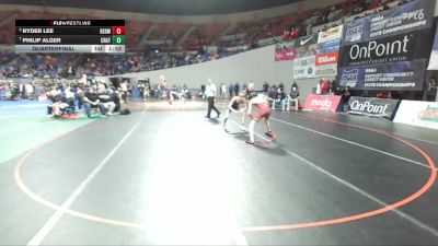 5A Boys 126 lbs Quarterfinal - Philip Alger, Crater Boys vs Ryder Lee, Redmond Boys