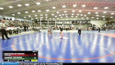 157 lbs Quarterfinal - Kristofer Bitterman, Grassfield vs Khangal Dulguun, Washington-Liberty (Arlington)