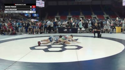 106 lbs Cons. Rd Of 64 - Bryce Feran, Wisconsin vs Jake Pechter, Illinois