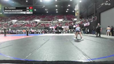 140/145 1st Place Match - Meadow Mahlmeister, DarkHorse Wrestling Club vs Tita Fandrich, DarkHorse Wrestling Club