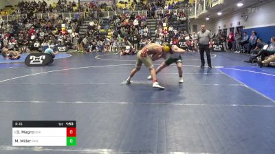 160 lbs R-16 - Devon Magro, Bishop McCort vs Maclane Miller, Pine Richland