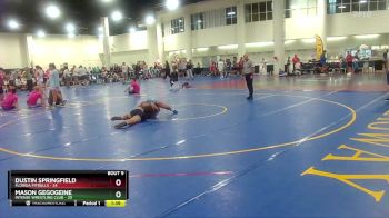 175 lbs Round 2 (16 Team) - Dustin Springfield, Florida Pitbulls vs Mason Gegogeine, Intense Wrestling Club