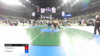 220 lbs Cons 16 #1 - Mark Stankorb, Ohio vs Ryan Rambo, Wisconsin