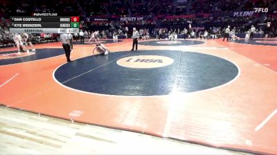 2A 175 lbs Semifinal - Kye Weinzierl, Geneseo vs Dan Costello, Chicago (Brother Rice)