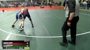 135 lbs Champ. Round 1 - Aydan Moen, Fergus Falls vs Rj Sorensen, Minneota