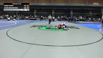 106 lbs Consi Of 32 #1 - Grant Dixon, Oakdale vs Jacob Macovichuk, Lassen