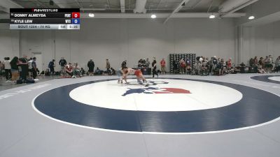 70 kg Champ. Rd Of 128 - Donny Almeyda, Pennsylvania RTC vs Kyle Lew, WAR Training Center