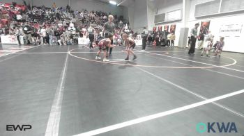 52 lbs Semifinal - Caulyer Cassity, Barnsdall Youth Wrestling vs Daxton Houston, Skiatook Youth Wrestling