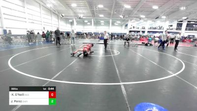 88 lbs 5th Place - Kane O'Neill, Red Roots WC vs Jordan Perez, Empire WC